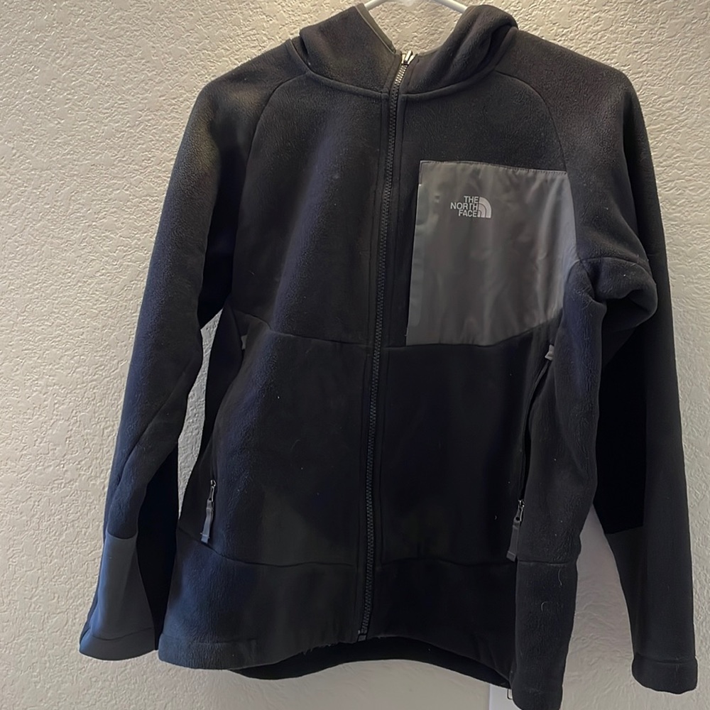 Boys North Face Sherpa Lined Fleece Jacket